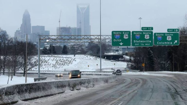 Depicts a city in NC during the winter season, thereby supporting the need for the article's content.